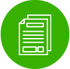 Document icon with green background